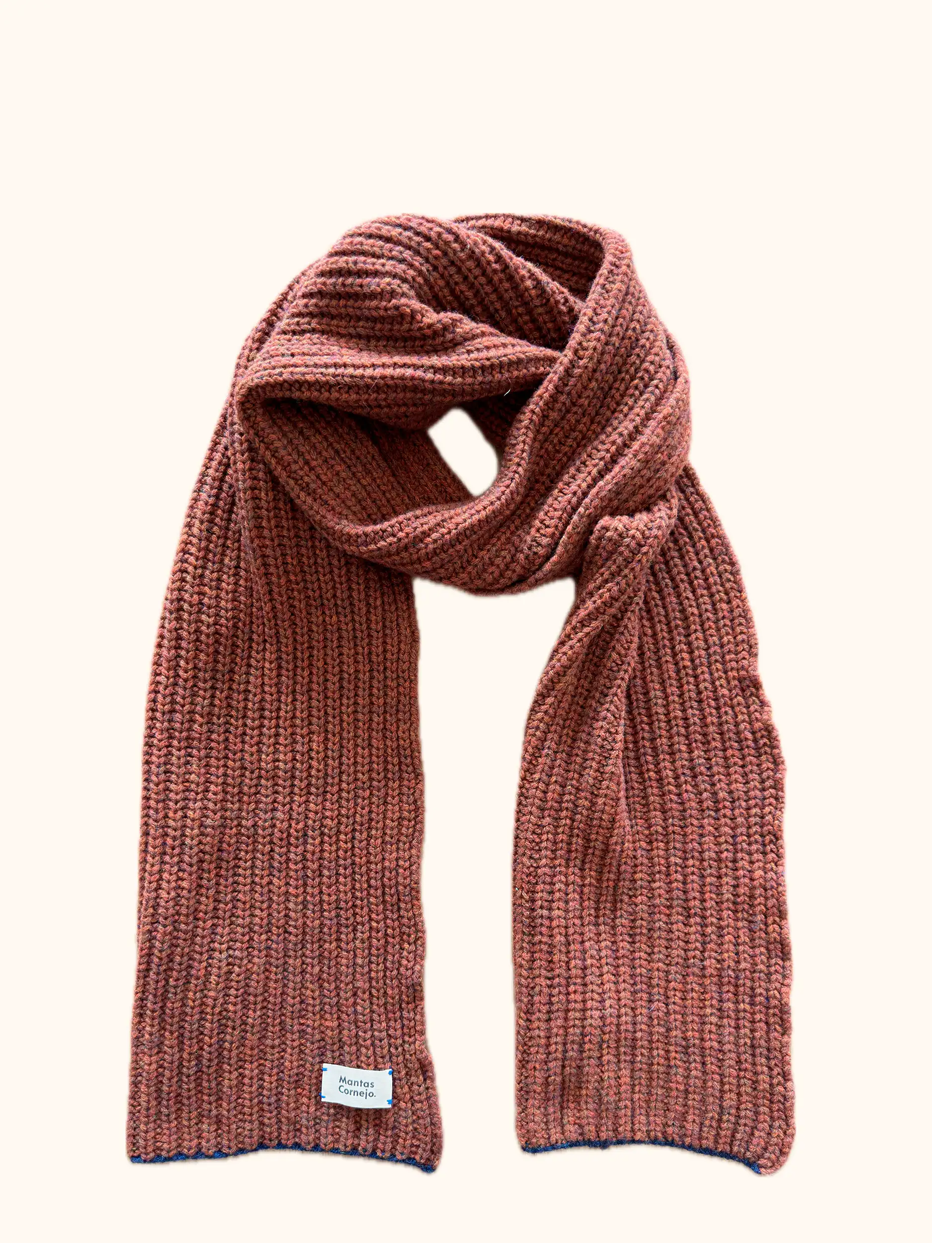 MERINO WOOL BIG SCARF FIRE