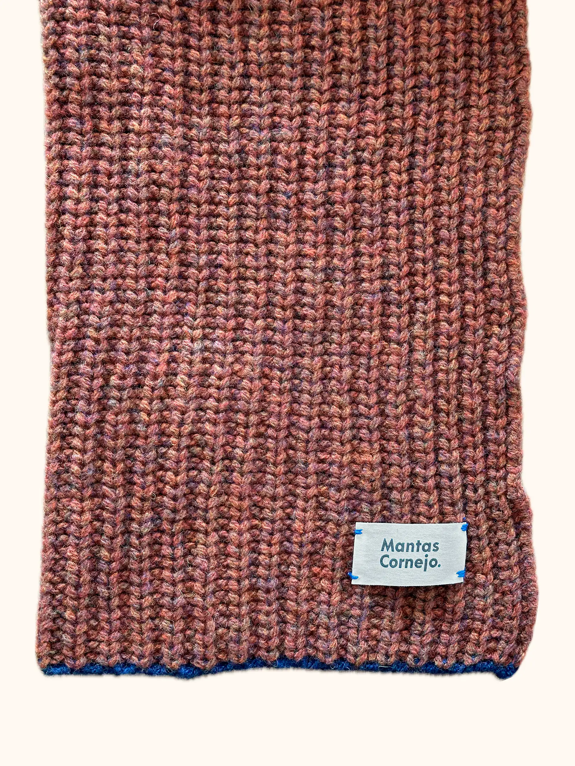 MERINO WOOL BIG SCARF FIRE