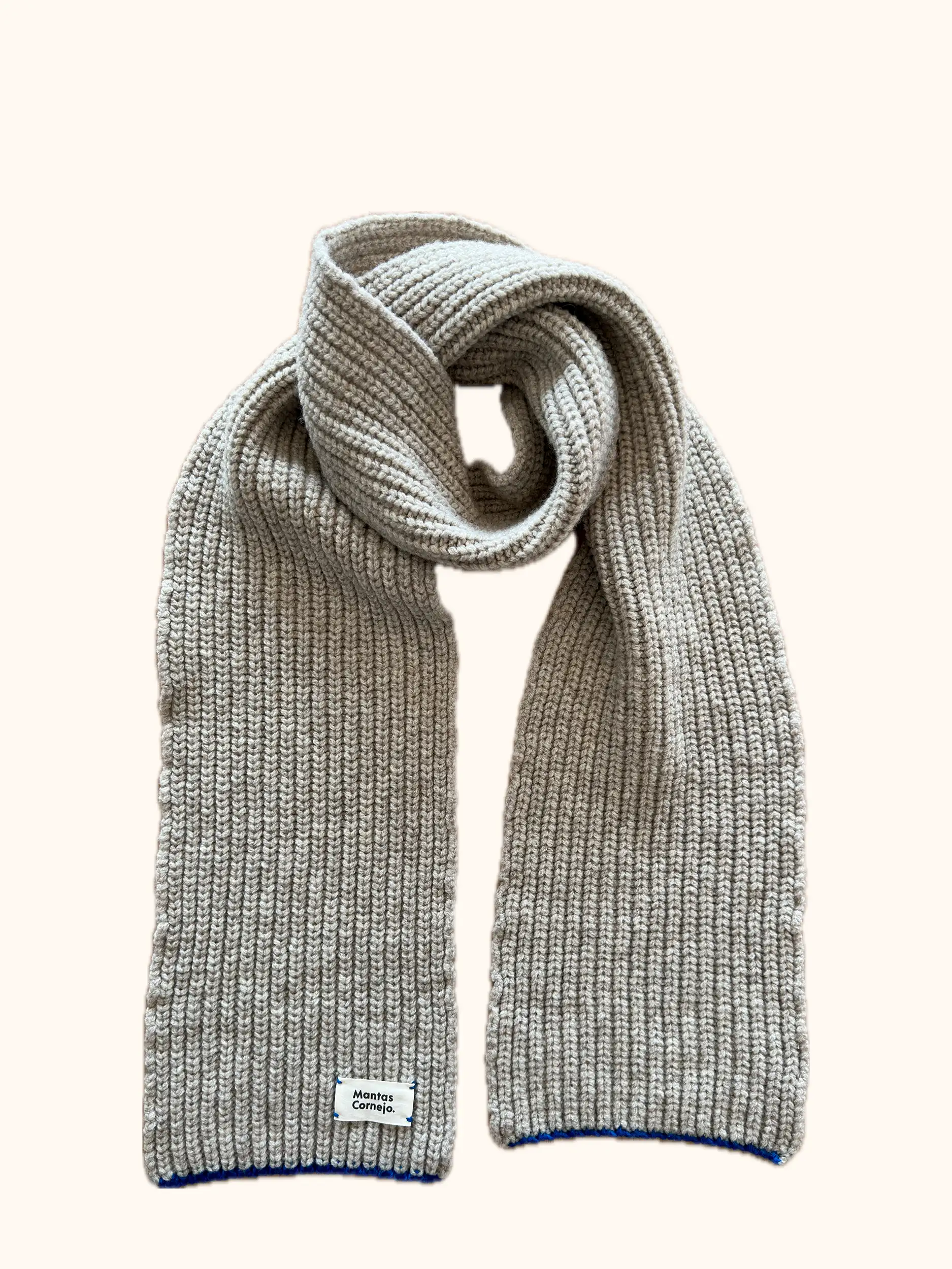 MERINO WOOL BIG SCARF DUNE