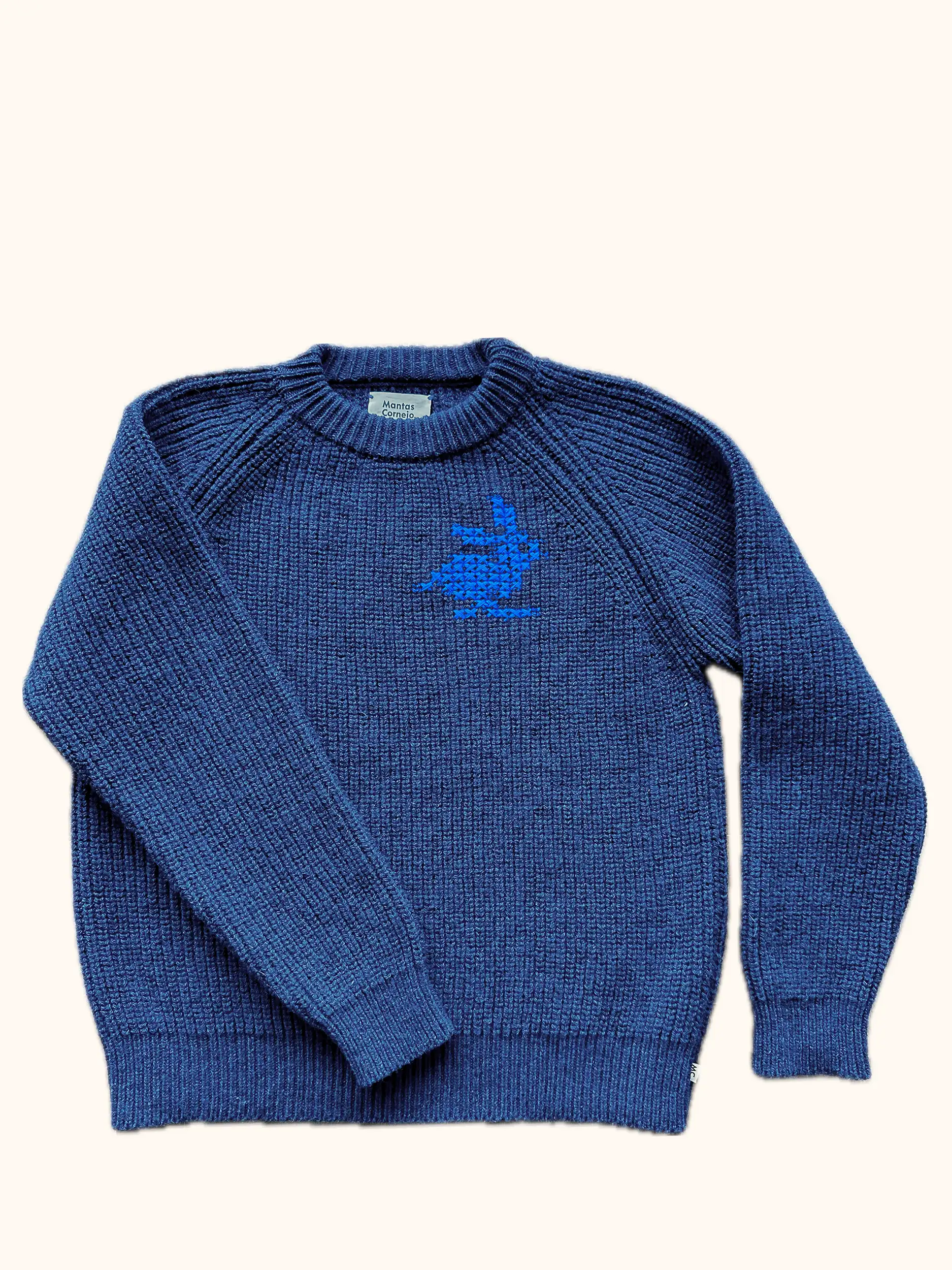 MERINO WOOL SWEATER UNISEX OCEAN