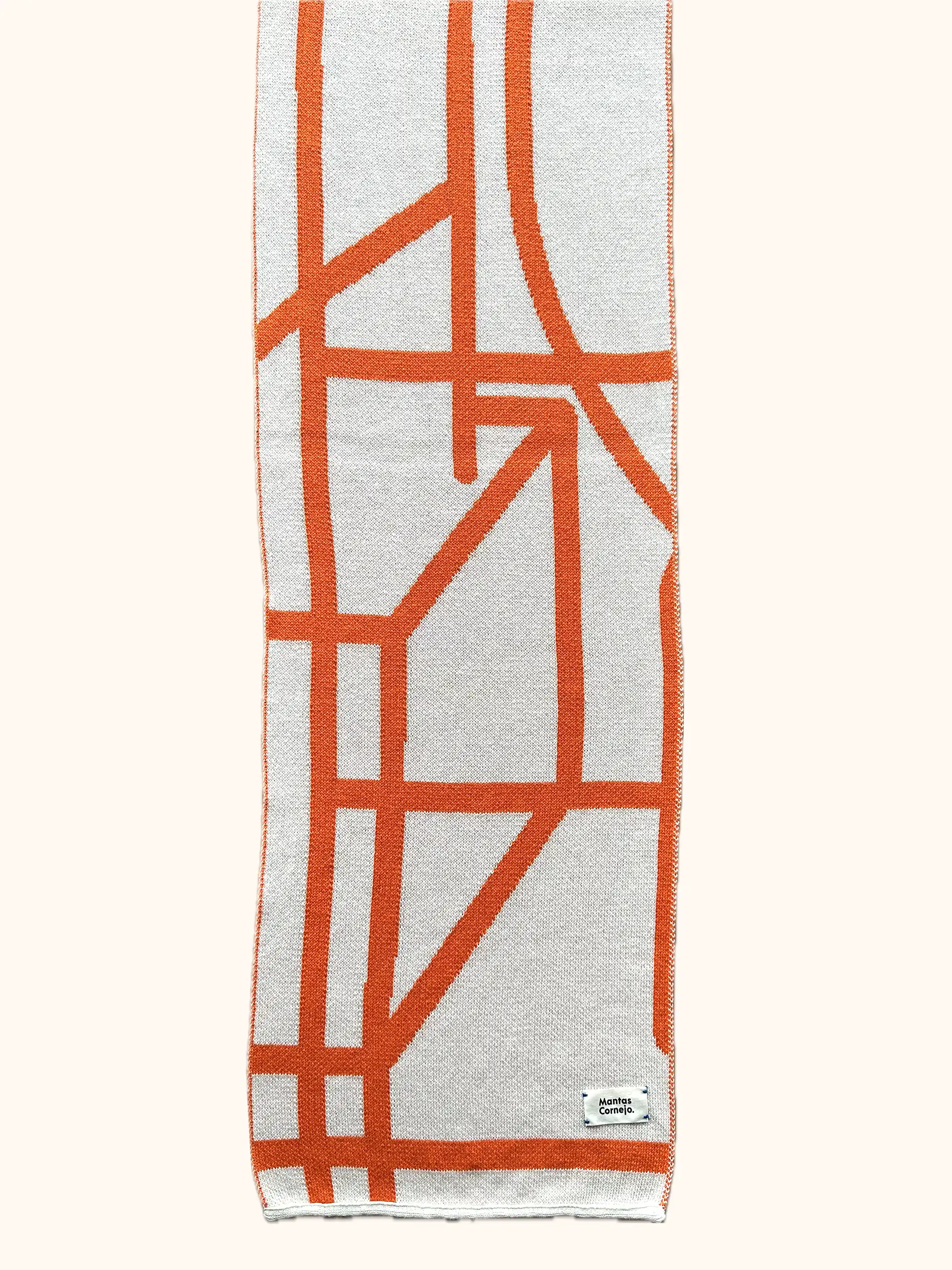 BRUTALISM MEGA SCARF ORANGE