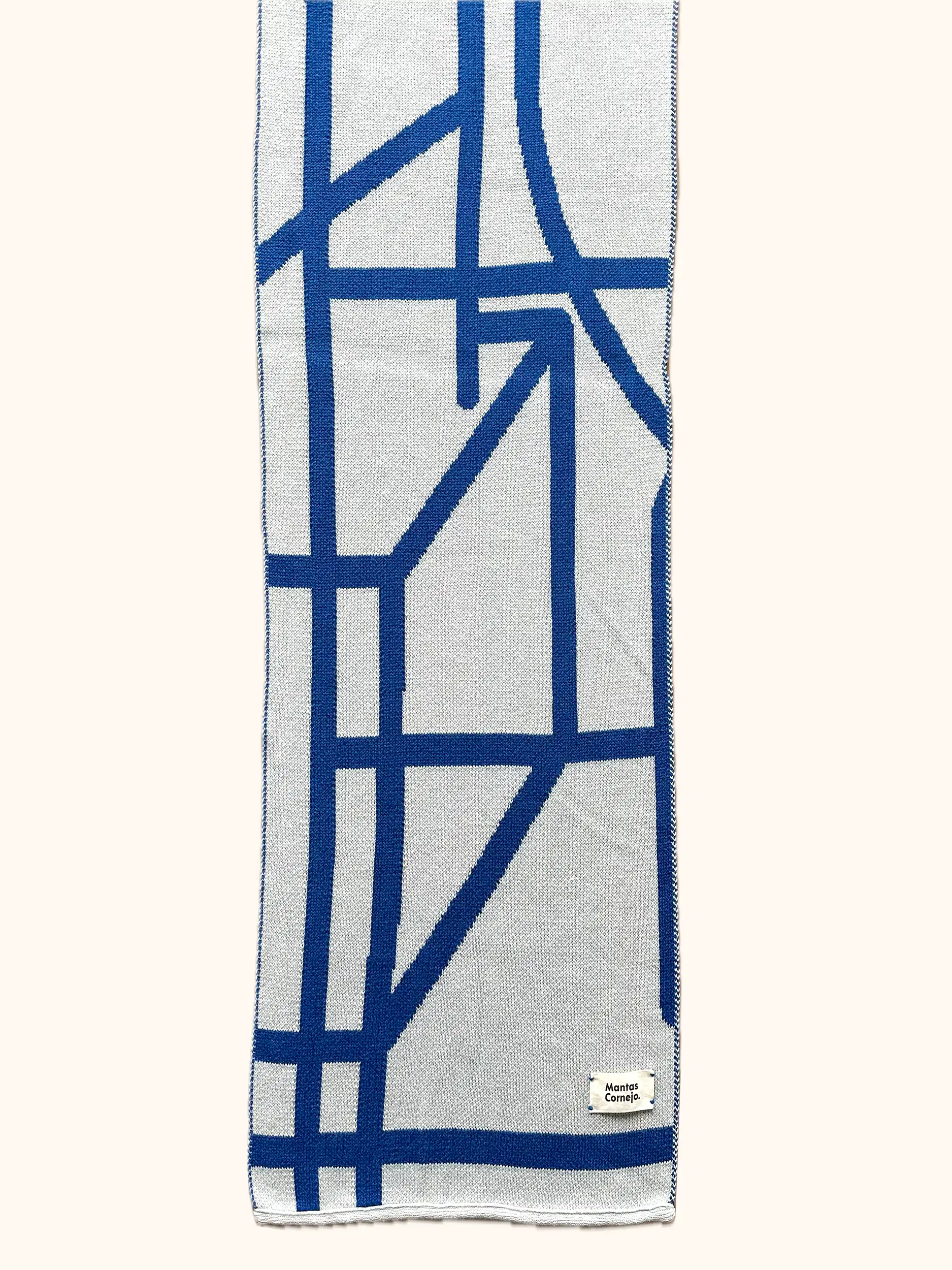 BRUTALISM MEGA SCARF BLUE