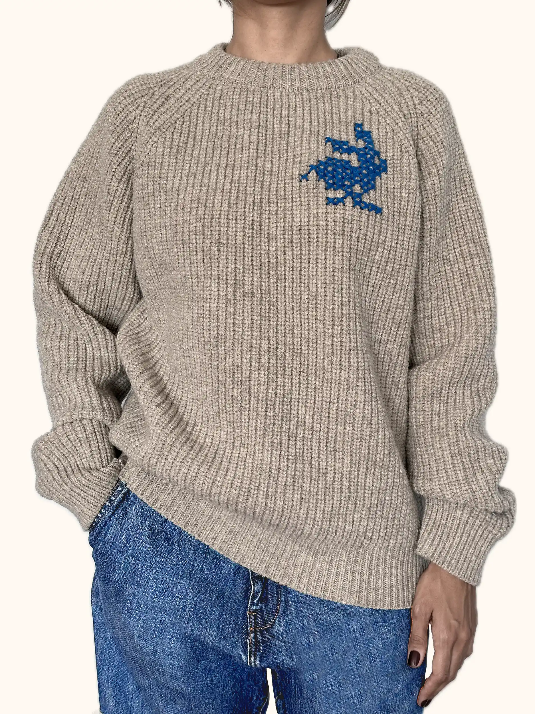 MERINO WOOL SWEATER UNISEX DUNE