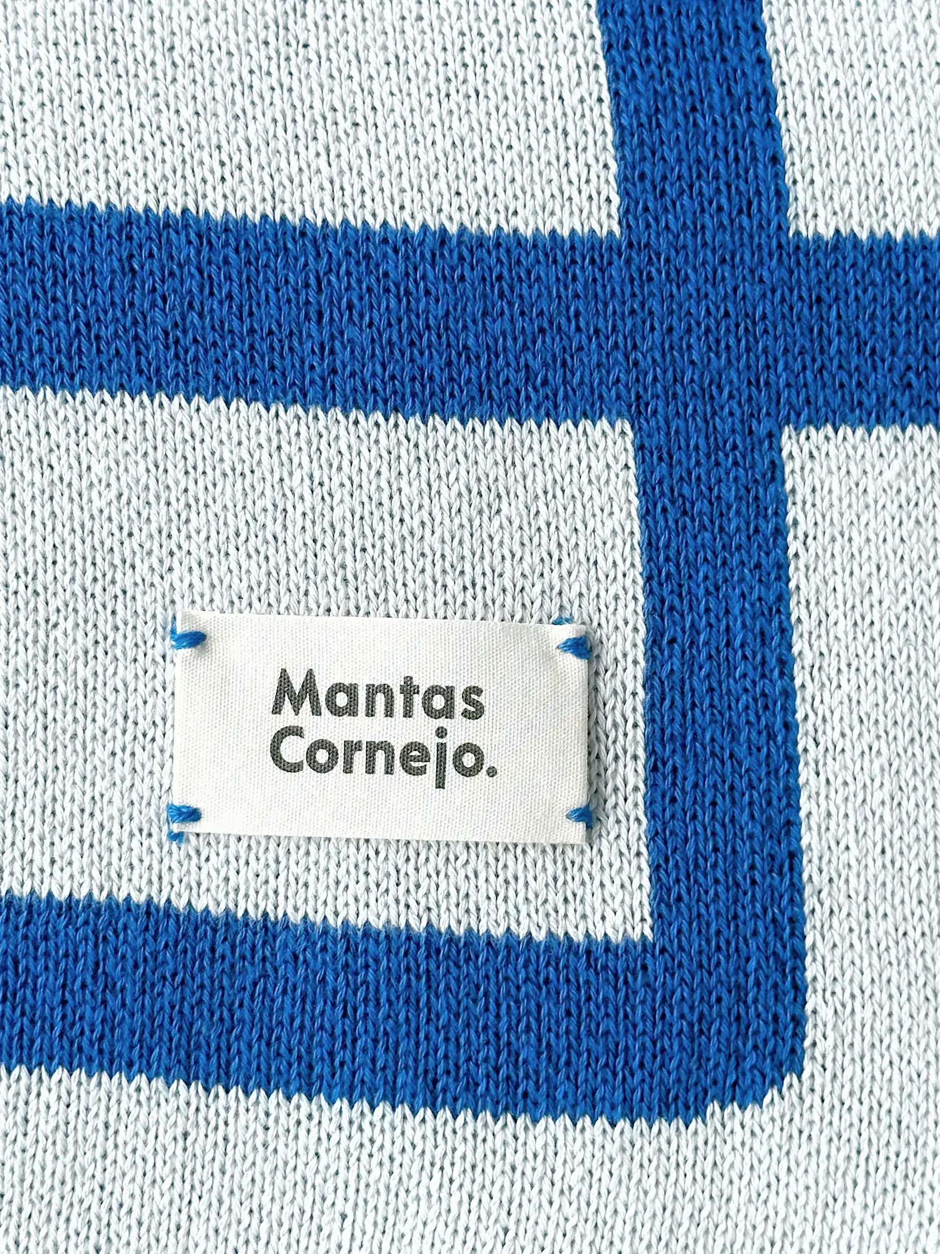 BRUTALISM MEGA SCARF BLUE