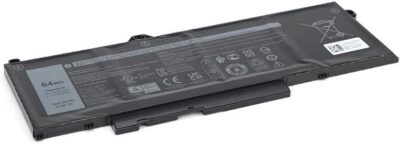Dell Original 4 Cell 12.2V 64WHr Laptop Battery for Latitude 5521 Precision 3470 GRT01