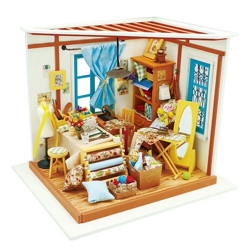 Casa en miniatura DIY de Rolife Lisa's Tailor DG101	