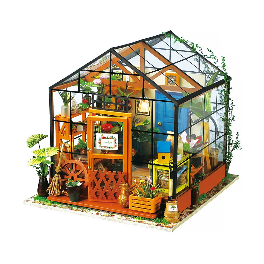 Casa de flores de Rolife Cathy Casa en miniatura DIY 