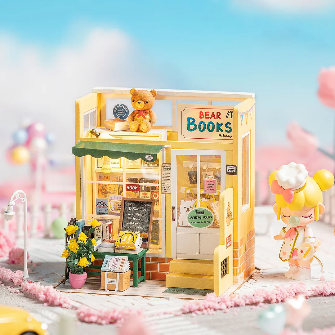 Rolife Mind-Find Librería Casa en Miniatura DIY