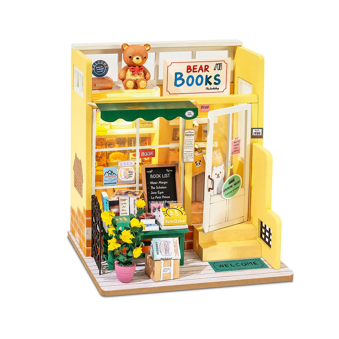 Rolife Mind-Find Librería Casa en Miniatura DIY
