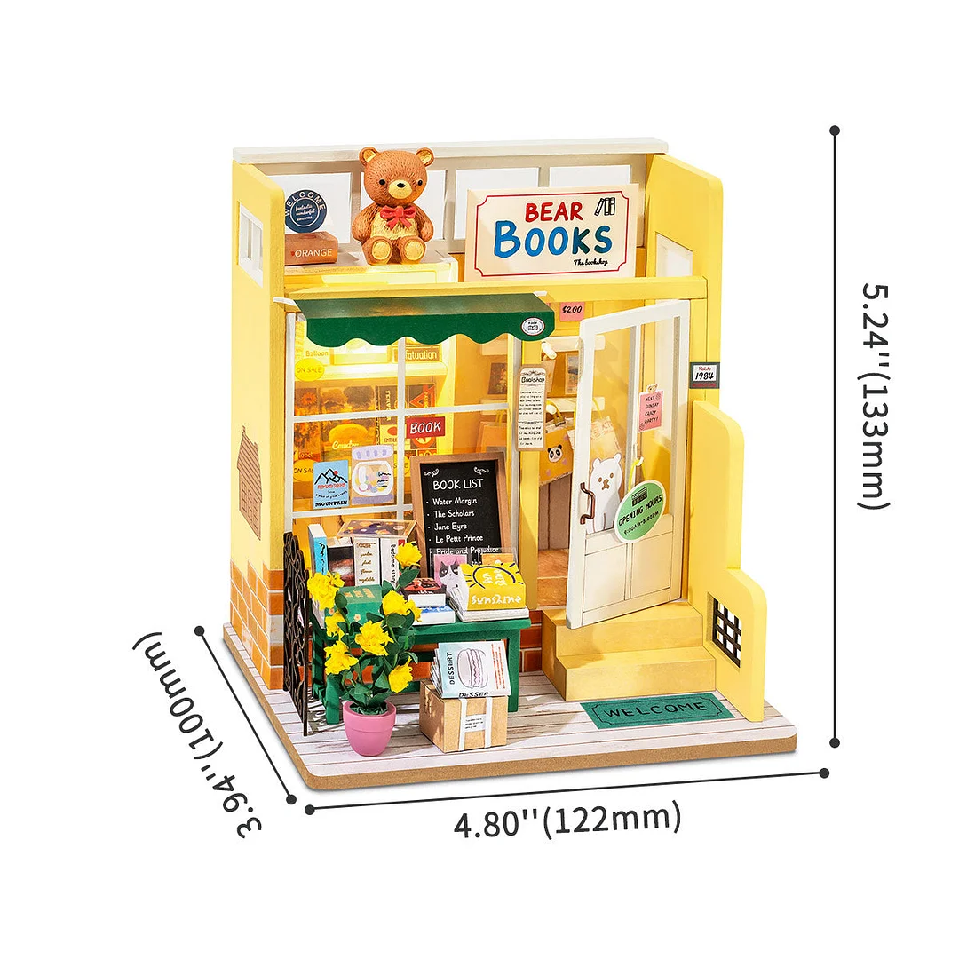 Rolife Mind-Find Librería Casa en Miniatura DIY