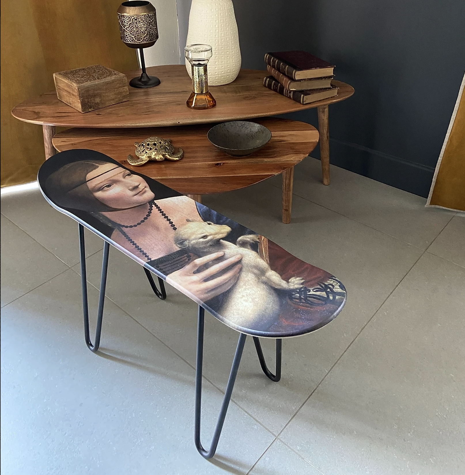 BANC DAME À L'HERMINE