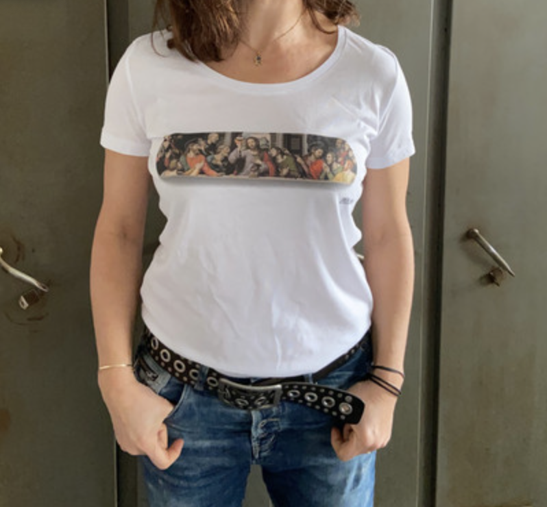 TEE SHIRT "CÈNE RELIGIEUSE"