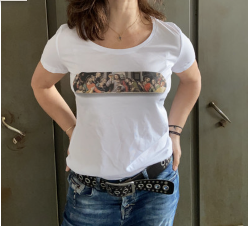TEE SHIRT "CÈNE RELIGIEUSE"