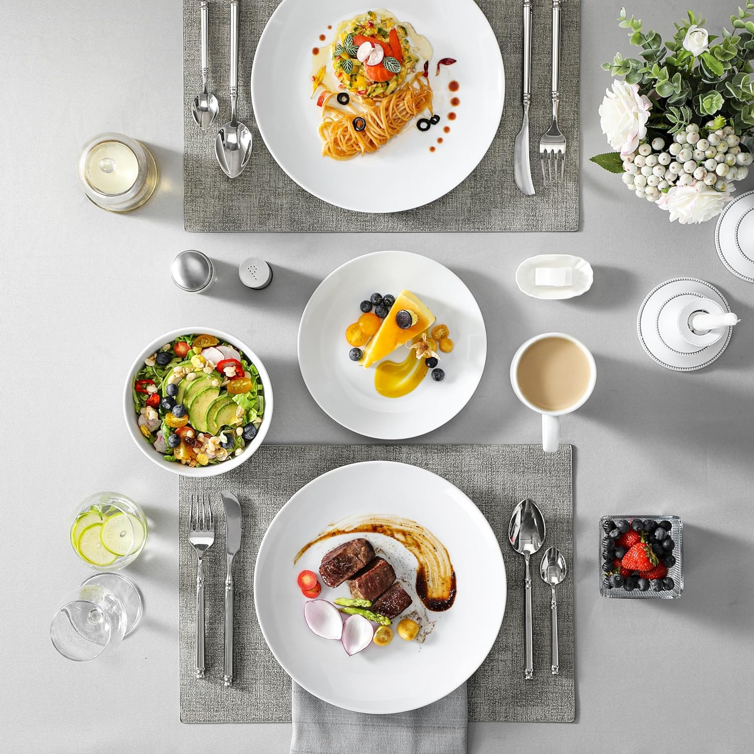 16-piece porcelain cup set, serving 4 people
