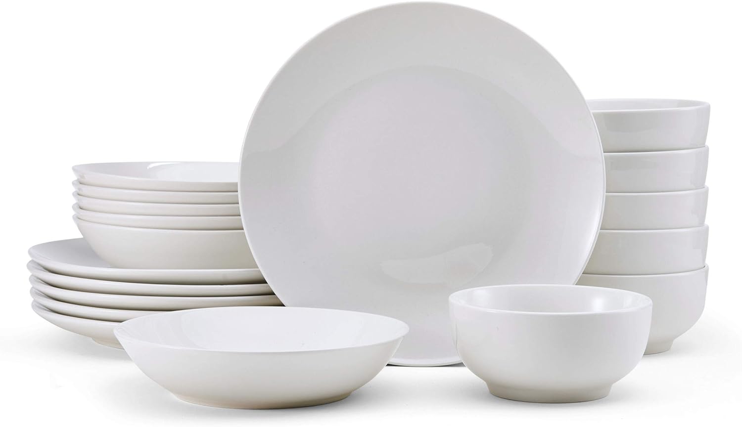 18-piece porcelain cup set, serving 6 people