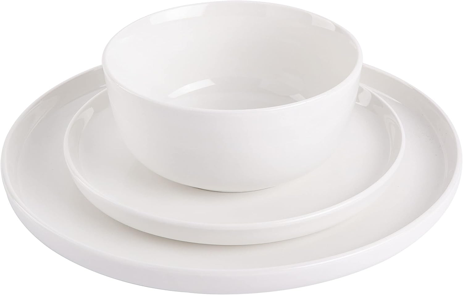 Ellipse porcelain set, 12 pieces, serves 4 people