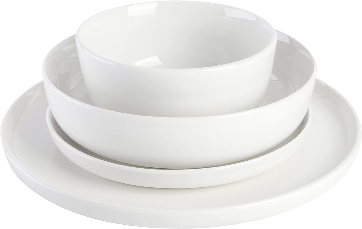 Ellipse porcelain set, 16 pieces, serves 4 people