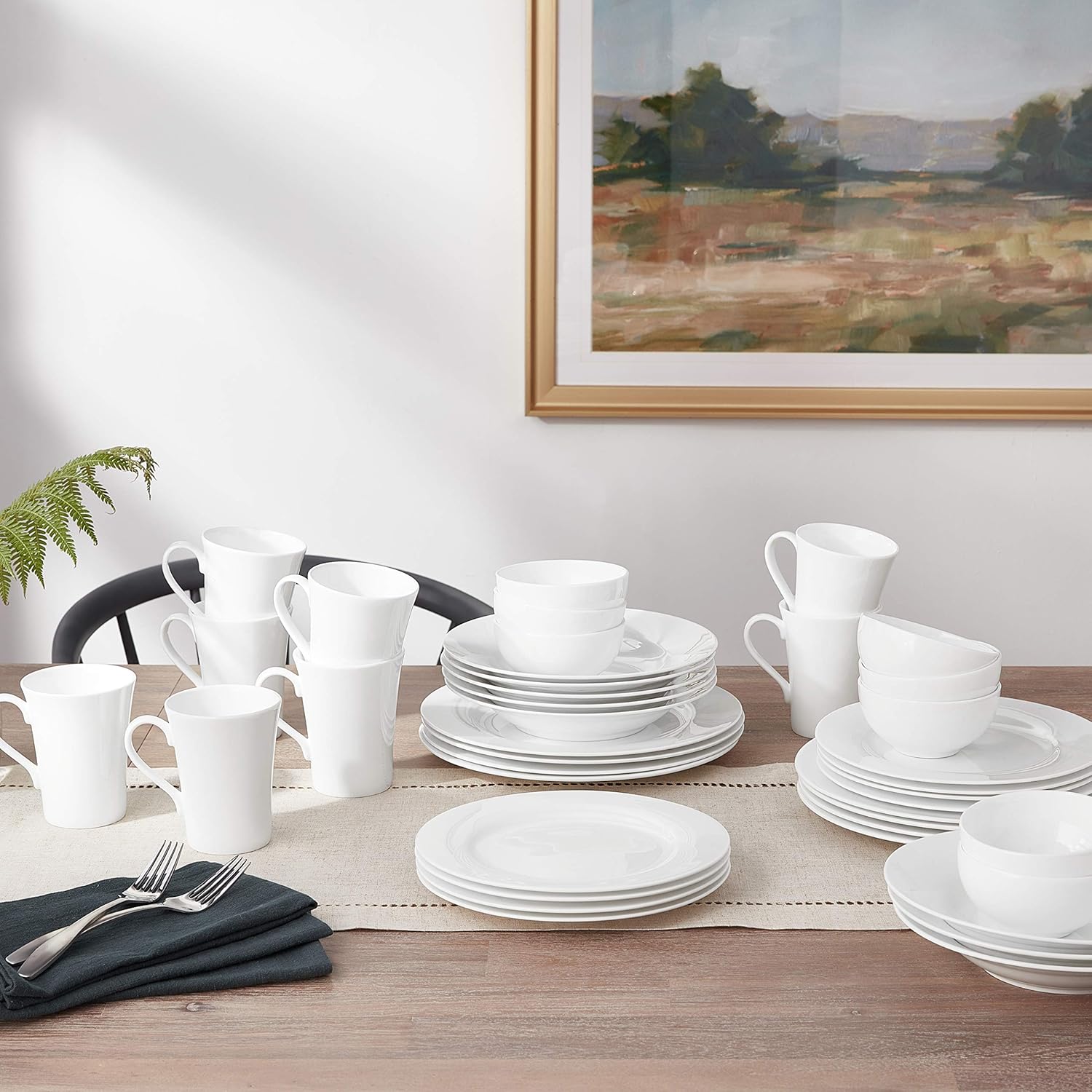 Reem porcelain set 40 pieces, serves 8 people