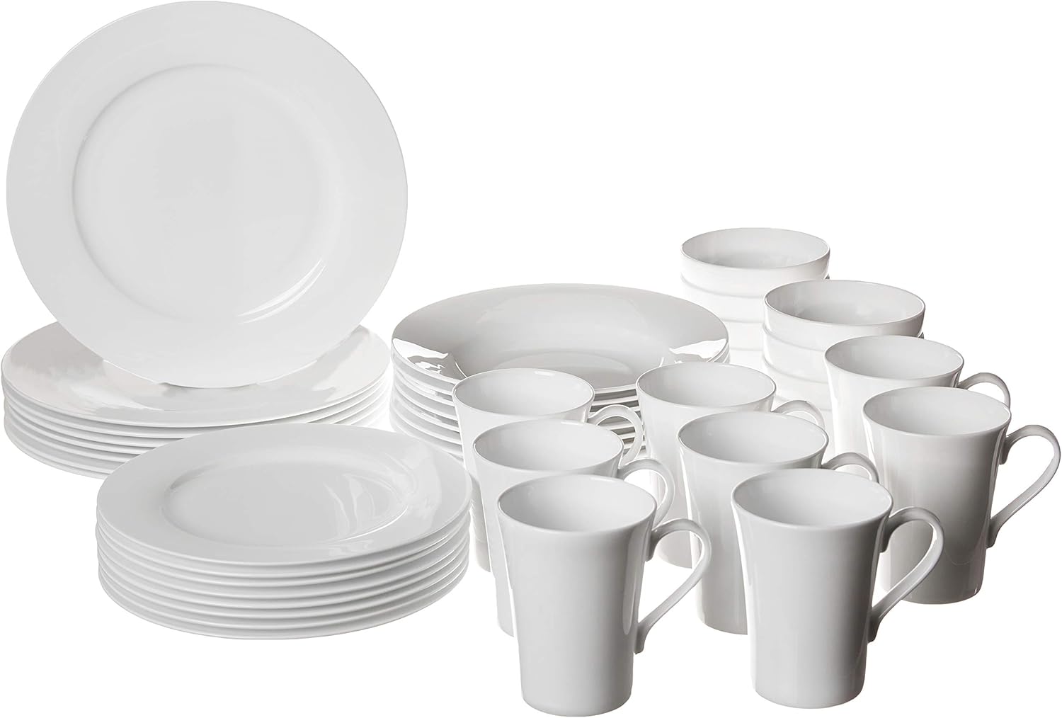 Reem porcelain set 40 pieces, serves 8 people