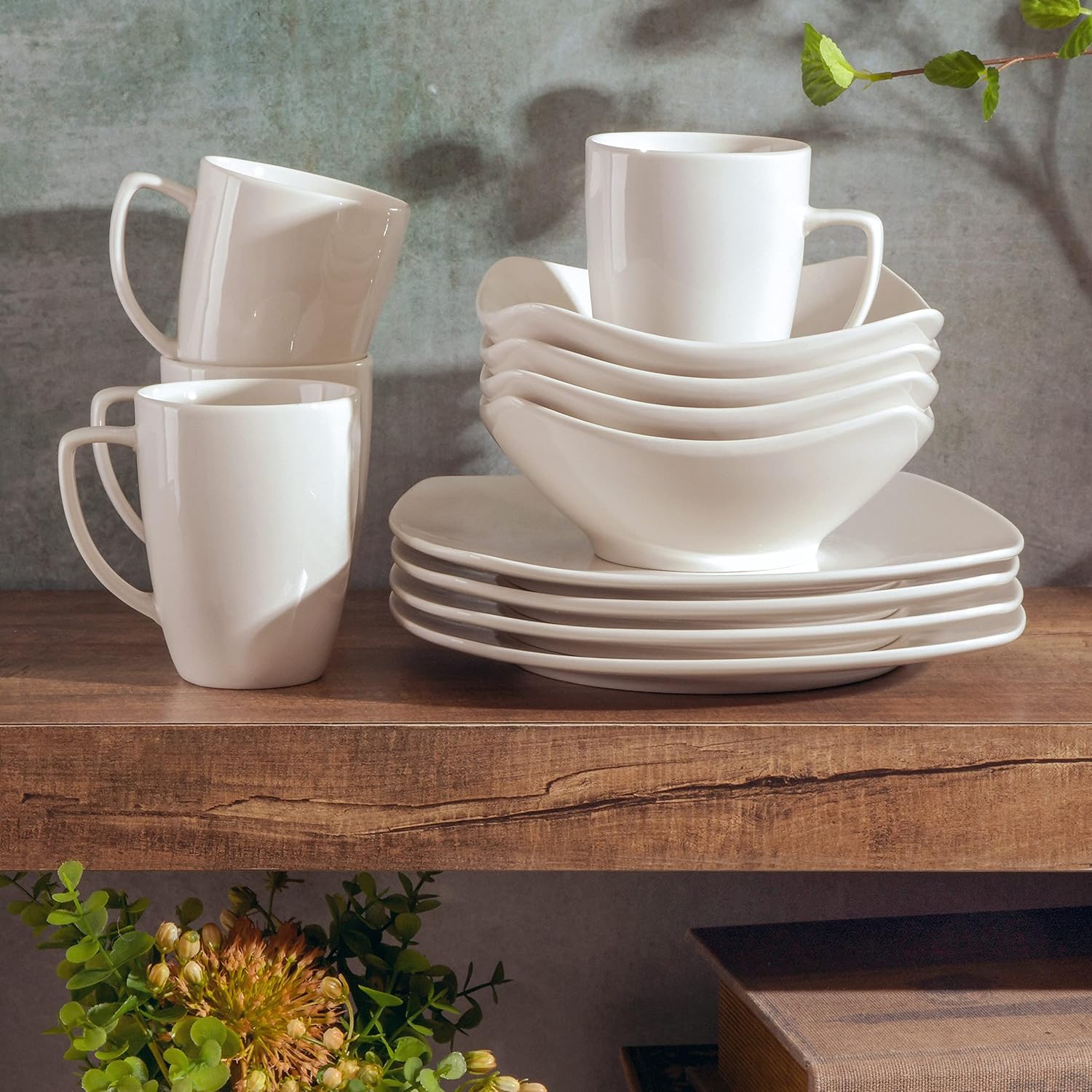 Damla porcelain set, 12 pieces, serves 4 people
