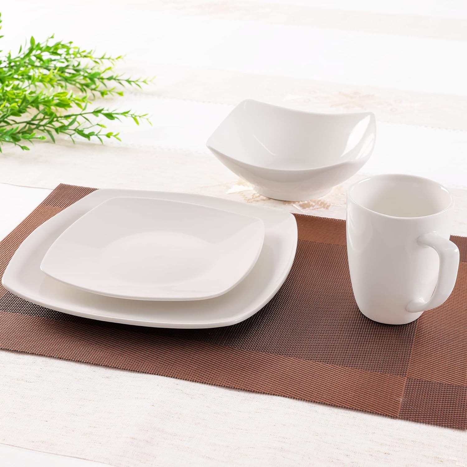 Damla porcelain set, 16 pieces, serves 4 people