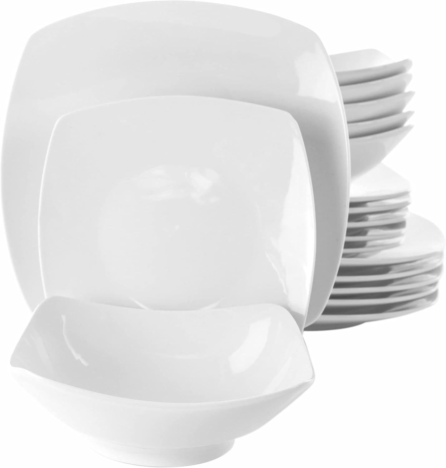 Damla porcelain set, 18 pieces, serves 6 people