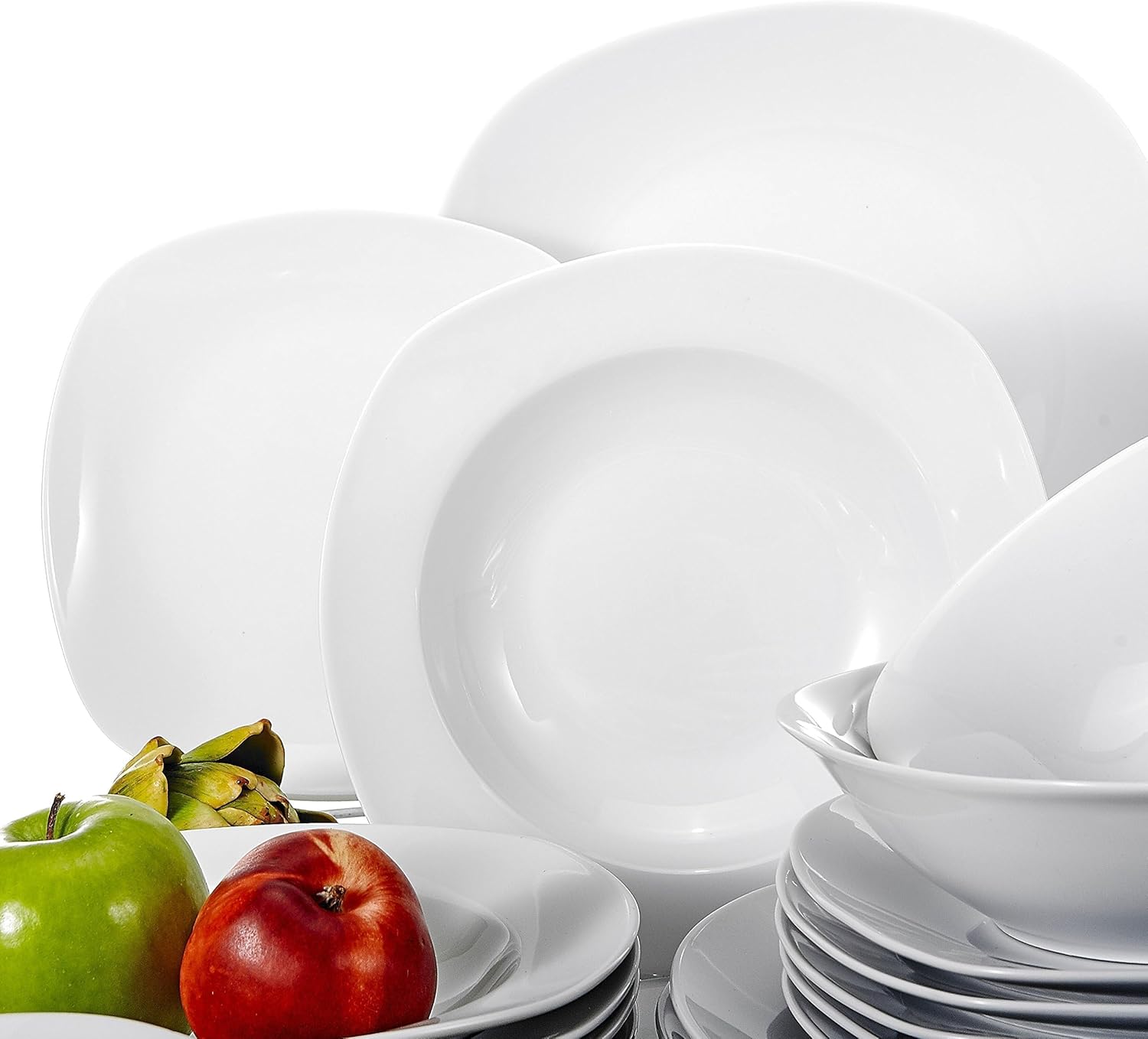 طقم بورسلين دملا عدد 24قطعة خدمة 6 اشخاص