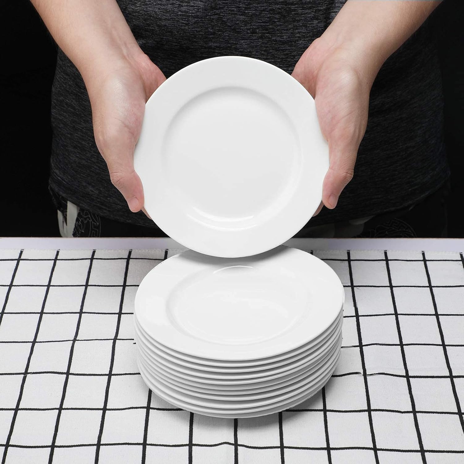 Small Rim Plate 12 Pieces 15cm