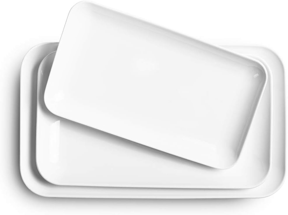 Large Serving Platter Set -Turkey Platter Set of 3 pieces