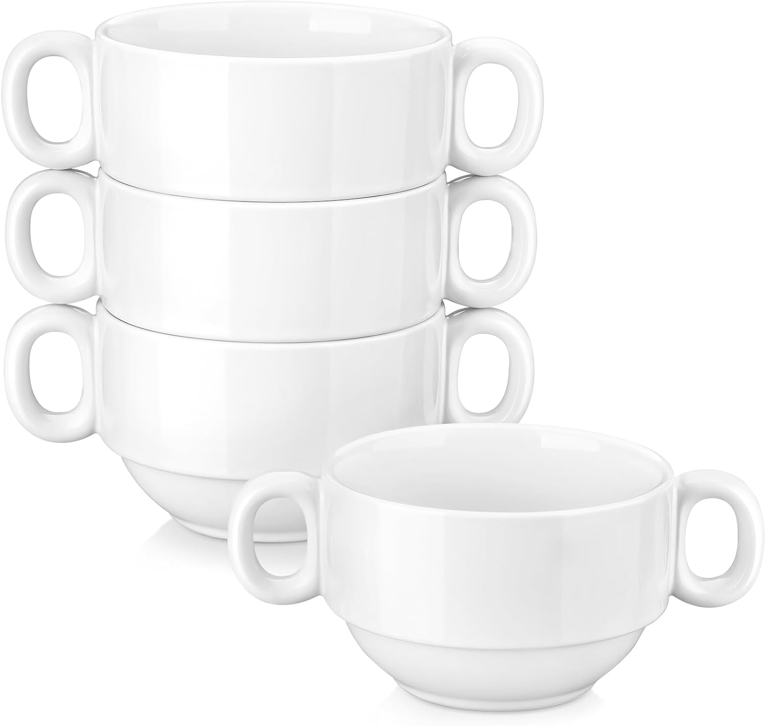 20 oz Soup Bowl 4 Pack, White