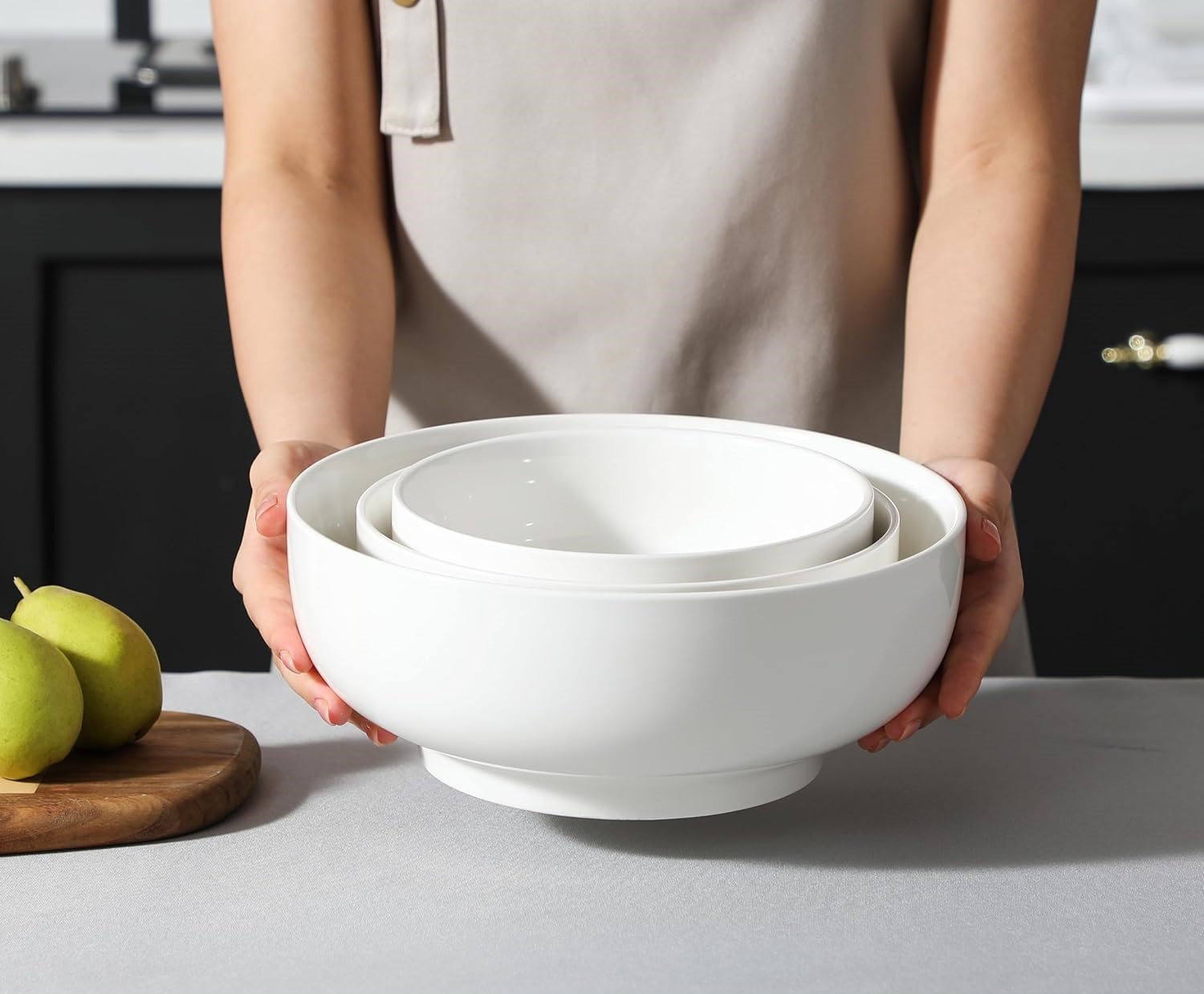 3-piece porcelain bowl set