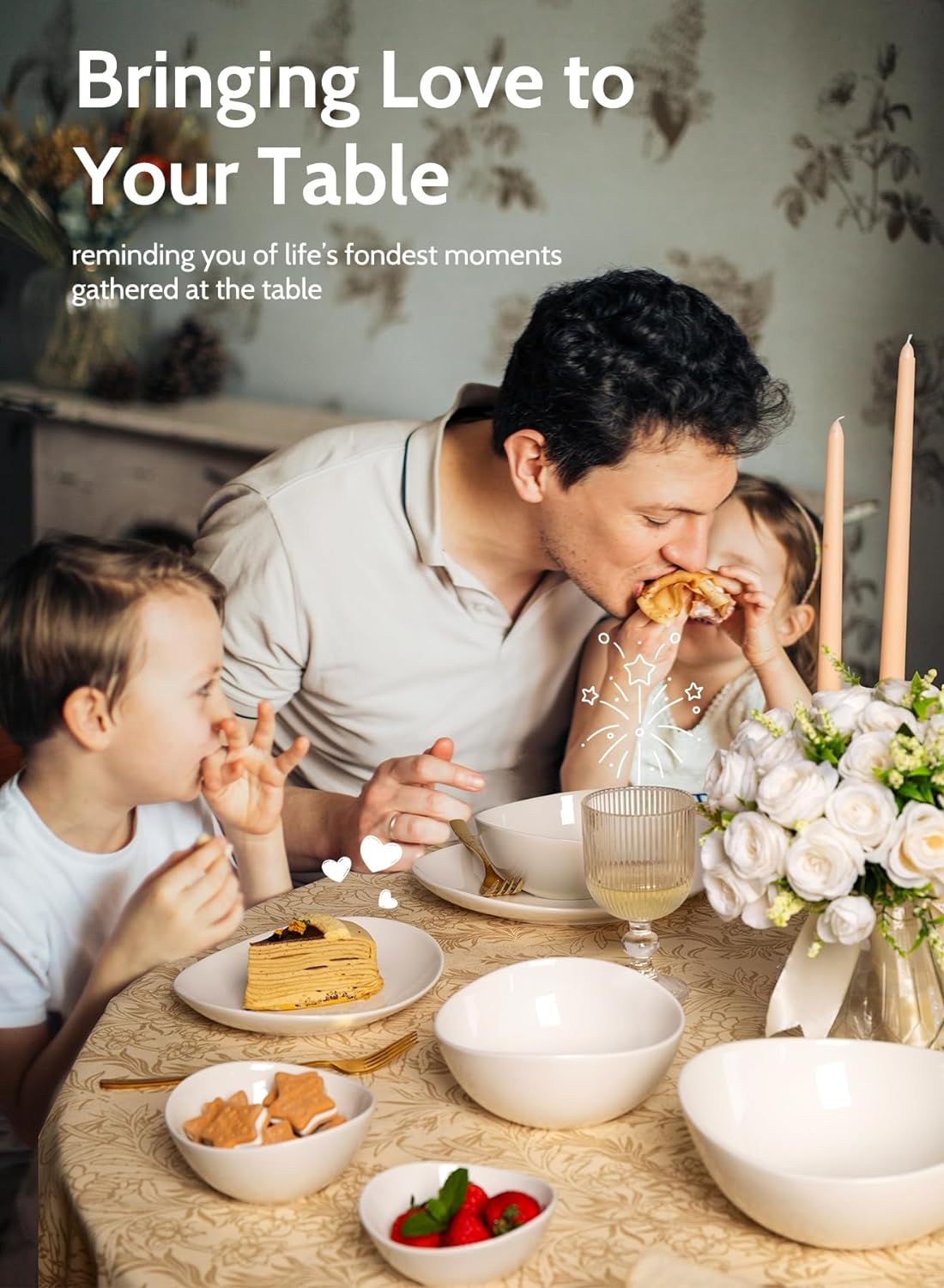 Small boat bowl, 6 pieces