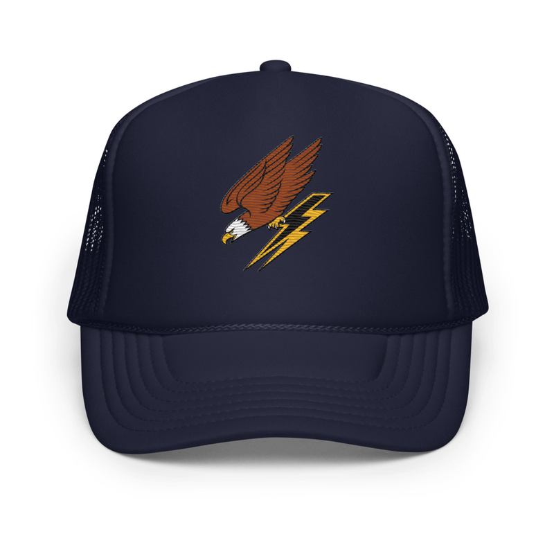 Charging Eagle Foam trucker hat - Navy
