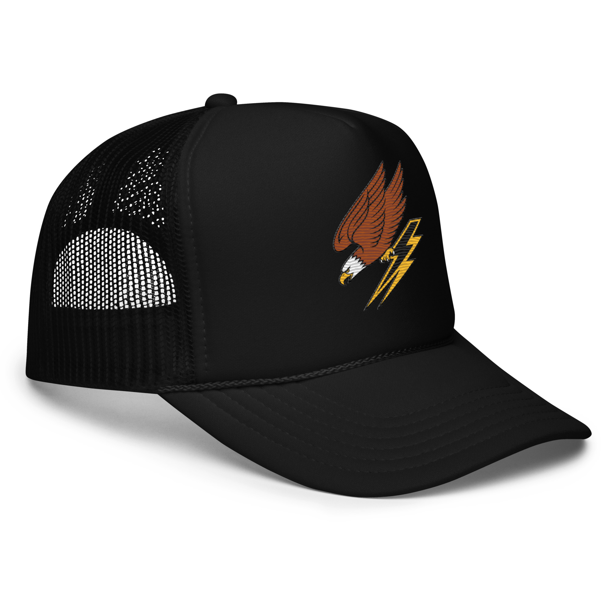 Charging Eagle Foam trucker hat - Black