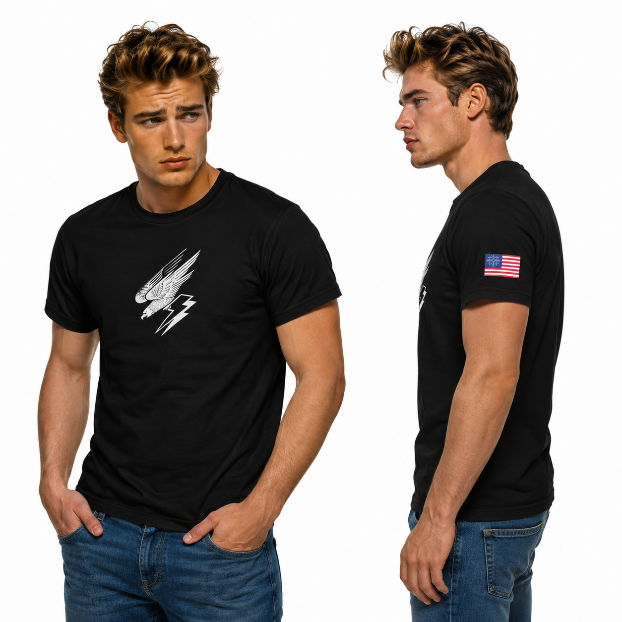 Charging Eagle Tee
