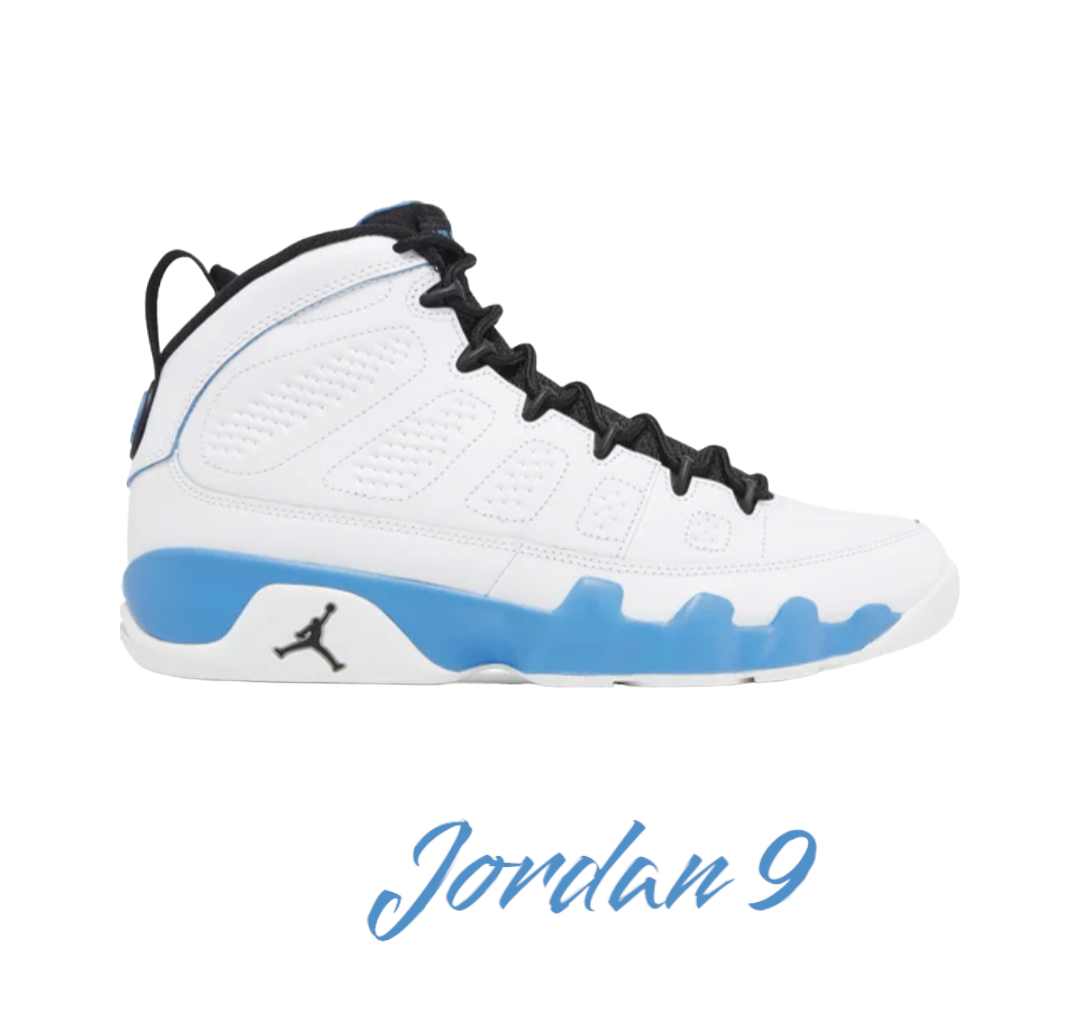 Air Jordan 9 retro Powder Blue
