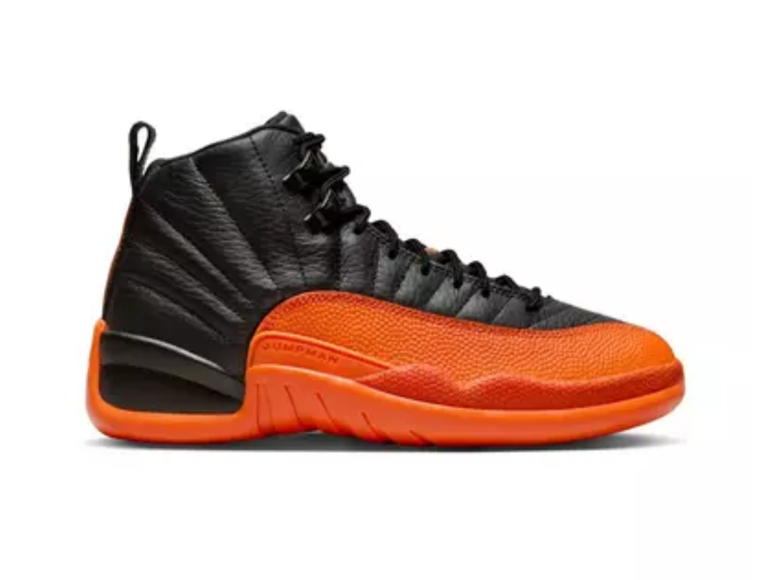 Jordan 12 Black and orange