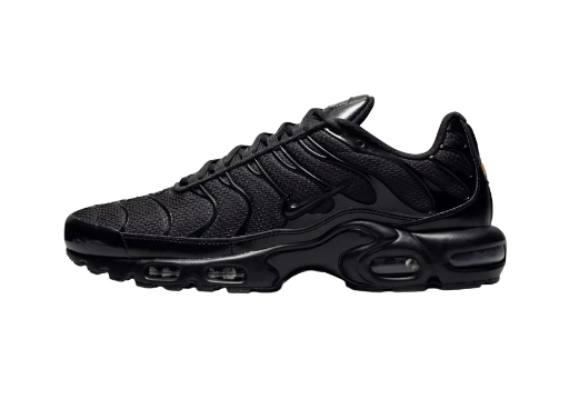 Nike Air Max Plus Triple Black Custom TN DA1472 -001 Men Running Shoes