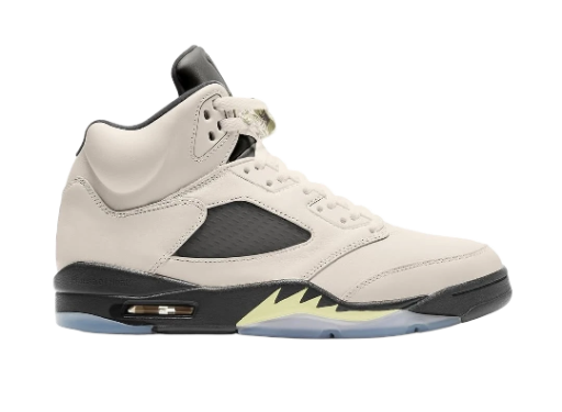 Air Jordan 5 Retro 'Sail' Cream and Black