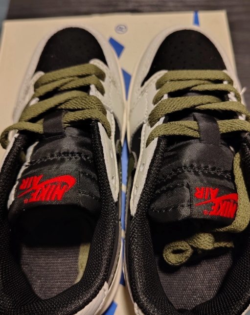 Nike Air Jordan 1 Retro Low OG SP Travis Scott (Olive Green) – Kids Sizes NBY