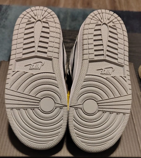 Nike Air Jordan 1 Mid Dior Grey White Black Toddler Baby Kids Shoes NWT NBY