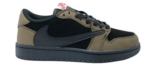 Jordan 1 Low Travis Cactus Jack Velvet Brown 