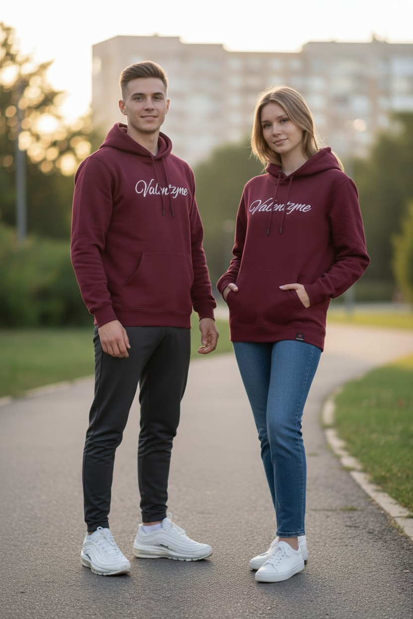 Valentyne Burgundy Hoodie