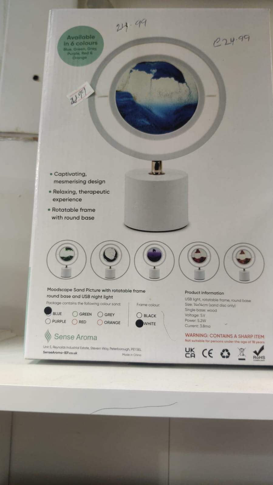 Rotatable sand picture