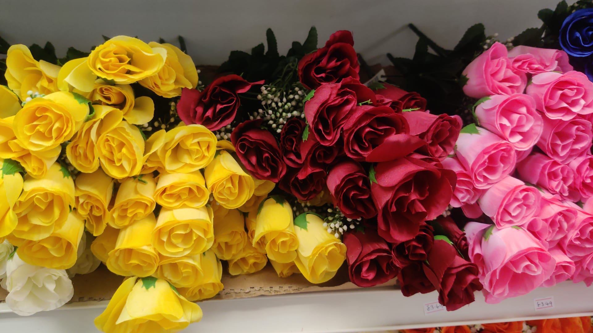 Artificial flower bouquets