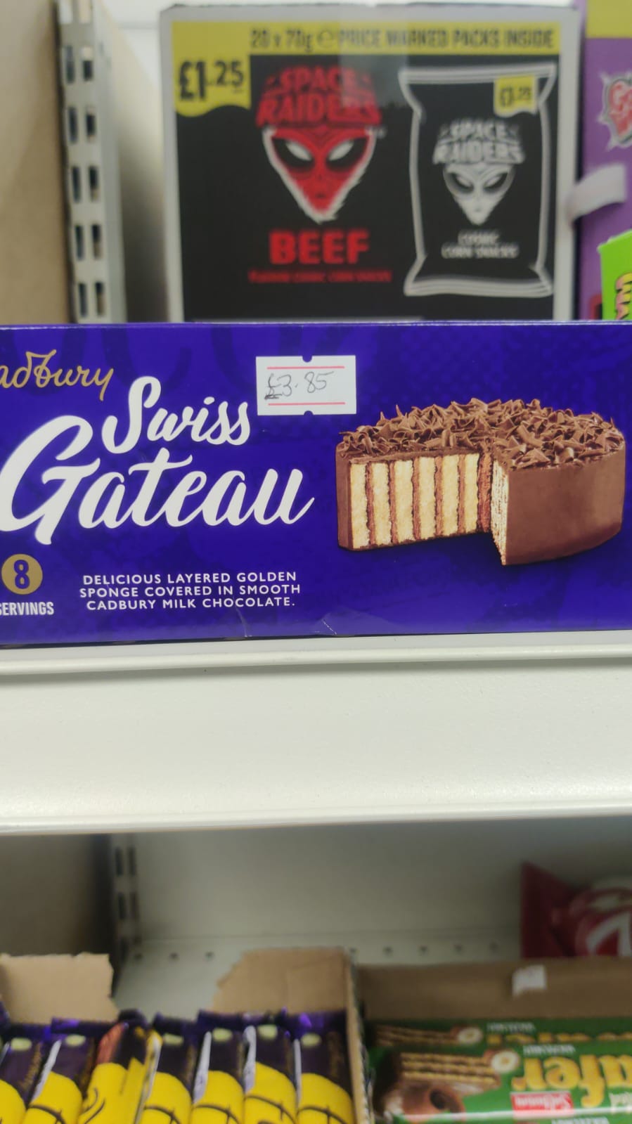 Cadbury Swiss Gateau