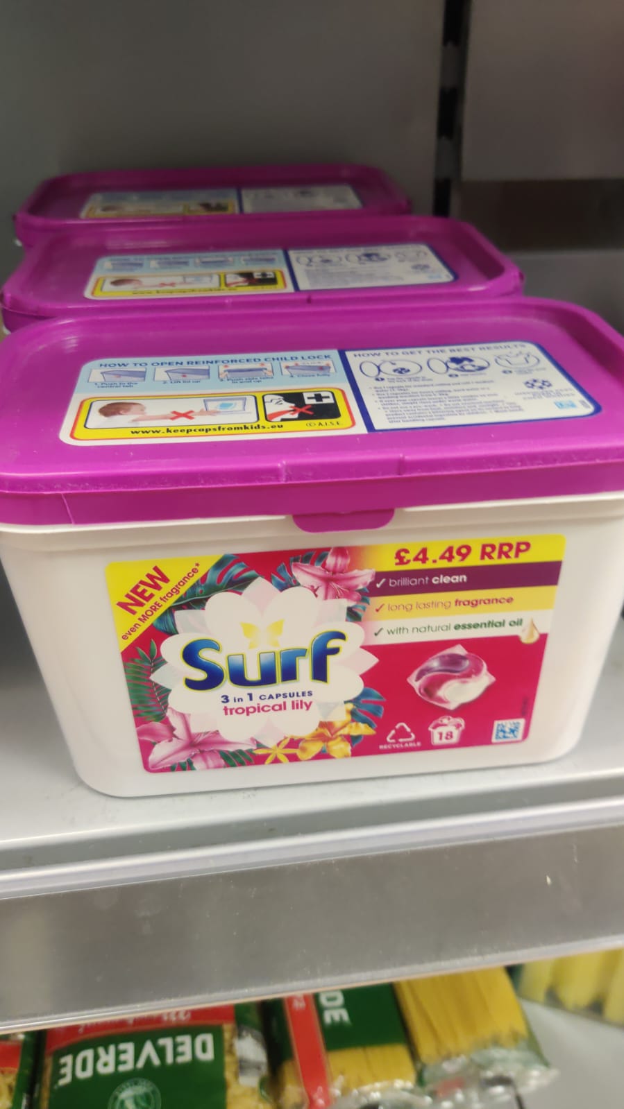 Surf 3-in-1 Tropical Lily Washing Capsules