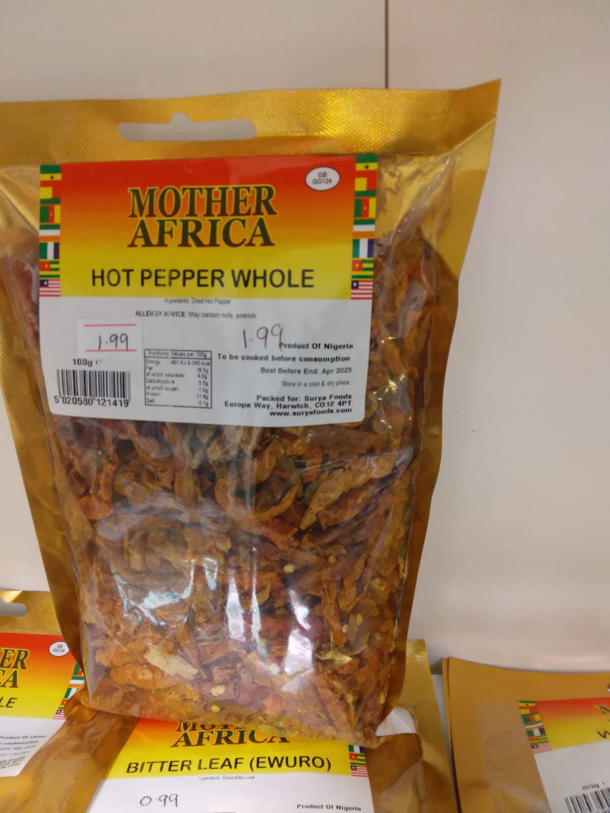 Hot Pepper Whole