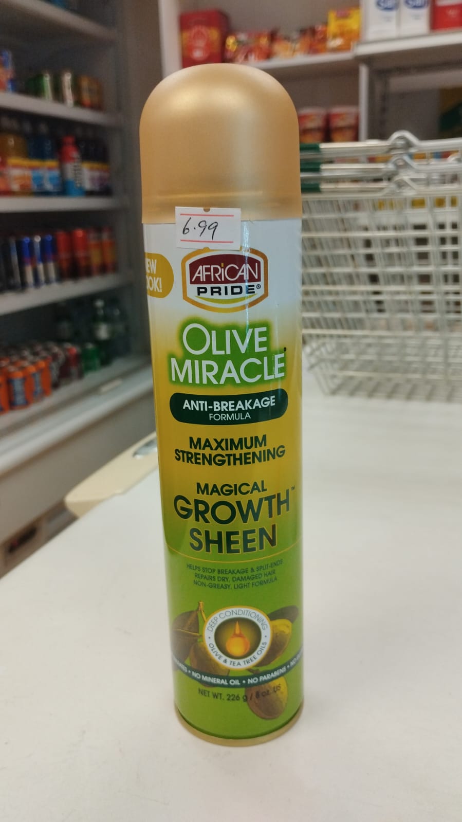 African Pride Olive Miracle Growth Sheen