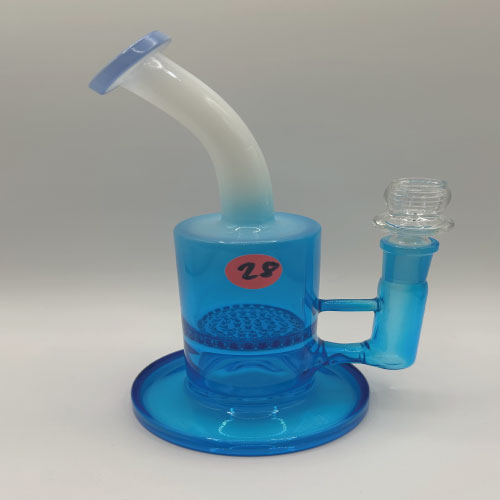 Blue Glass Water Pipe
